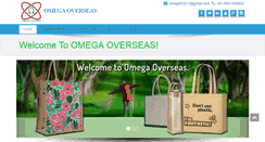 Desktop Screenshot of omegaoverseasexports.com